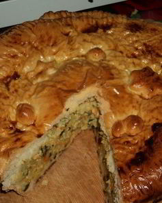 Картофельный пирог с сыром