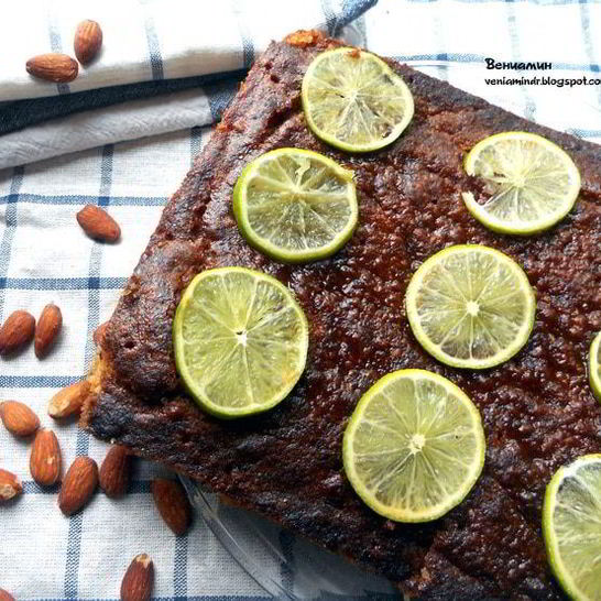 Рецепт лаймова-миндального пирог