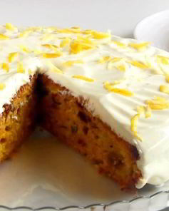 Морковно-лимонный пирог