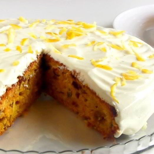 Морковно-лимонный пирог