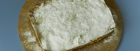 насыпной пирог с яблоками и творогом. Шаг 12