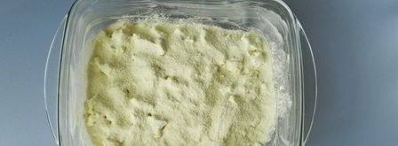 насыпной пирог с яблоками и творогом. Шаг 7