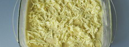 насыпной пирог с яблоками и творогом. Шаг 10