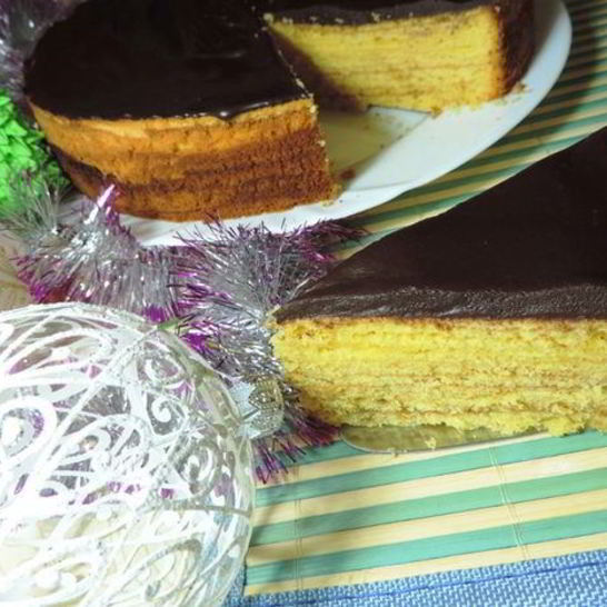 Рецепт немецкого рождественского торта-пирога баумкухенторте