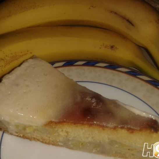 Рецепт нежного бананового пирога