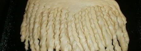 новогодний пирог дед мороз. Шаг 8