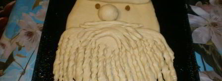 новогодний пирог дед мороз. Шаг 10