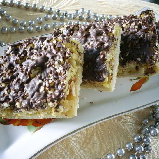 Рецепт орехова-шоколадного пирог