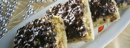 орехово-шоколадный пирог. Шаг 11