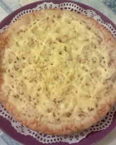 Открытый пирог Куриное гнездышко