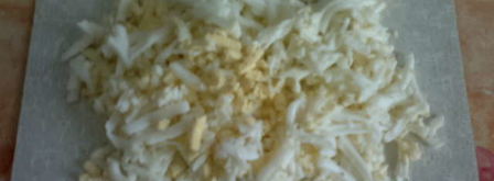 открытый пирог куриное гнездышко. Шаг 2