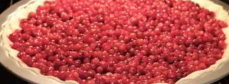 открытый пирог с брусникой. Шаг 5