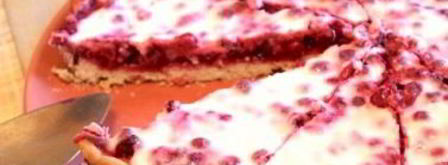 открытый пирог с брусникой. Шаг 7