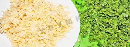 овощной пирог полосатик с кабачками и морковью. Шаг 11