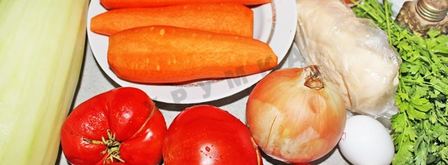 овощной пирог полосатик с кабачками и морковью. Шаг 5