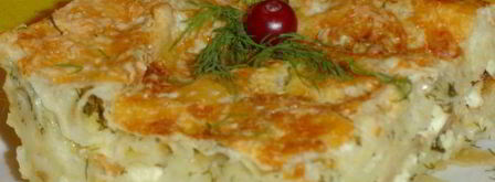 пирог из лаваша с сыром, творогом и зеленью. Шаг 7