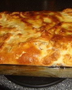 Пирог из яблок со сметаной