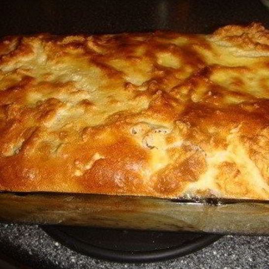 Рецепт пирога из яблок со сметаной