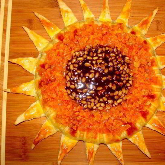 Рецепт пирога подсолнух