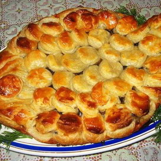 Рецепт пирога рыбка с рыбной консервой