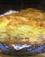 Пирог рыбный с сайрой