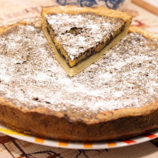 Пирог с консервированными абрикосами в духовке