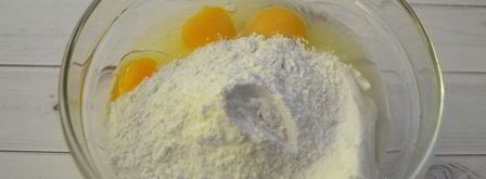 пирог с персиками. Шаг 3