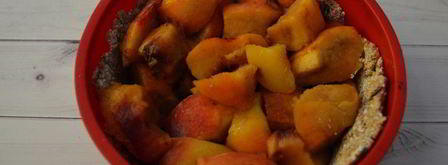 пирог с персиками. Шаг 4