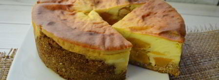 пирог с персиками. Шаг 6