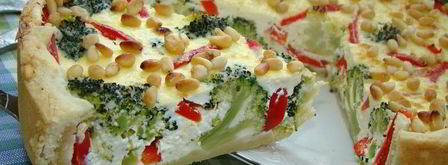 пирог с творогом и брокколи. Шаг 9