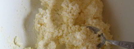 пирог с творогом, яблоком и нежным суфле. Шаг 2