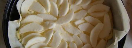 пирог с творогом, яблоком и нежным суфле. Шаг 3