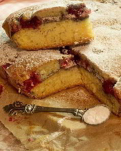 Пирог Торопыжка с вишней