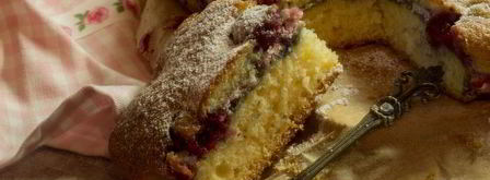 пирог торопыжка с вишней. Шаг 7