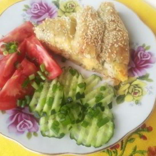 Рецепт пирога закусочного спираль