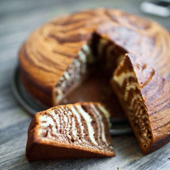 Рецепт пирога зебра