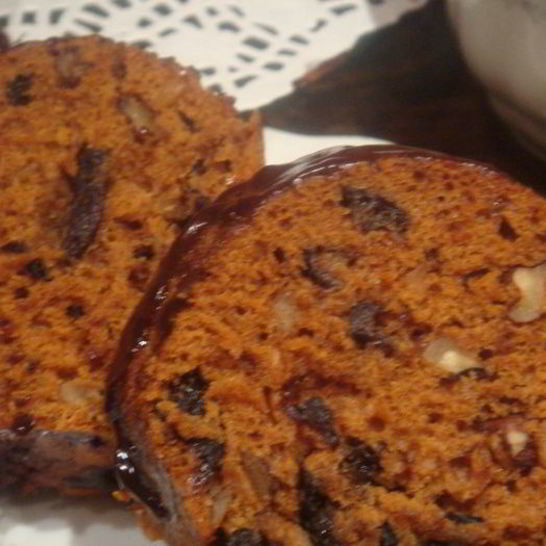 Рецепт постного кофейного пирога с черносливом