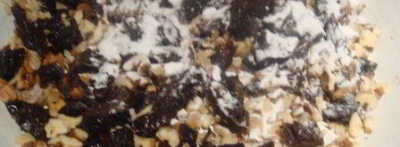 постный кофейный пирог с черносливом. Шаг 2