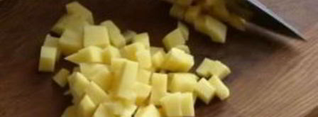 простой мясной пирог с картошкой. Шаг 5