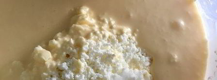 пряный медовый пирог с персиками. Шаг 6