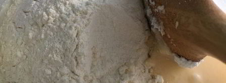 пряный медовый пирог с персиками. Шаг 7