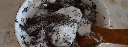 сдобный пирог с вишнями и маком. Шаг 12