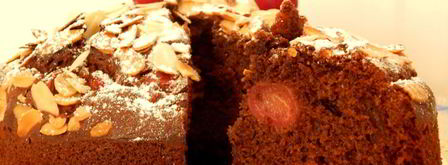 шоколадный пирог с черешней. Шаг 8