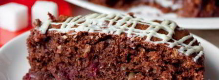 шоколадный пирог с вишней. Шаг 11