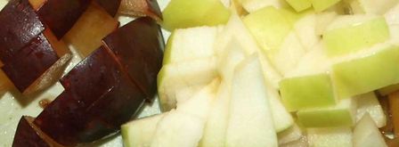 сливовый пирог с яблоками. Шаг 2