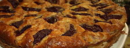 сливовый пирог с яблоками. Шаг 7