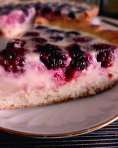 Сметанный пирог на творожном тесте