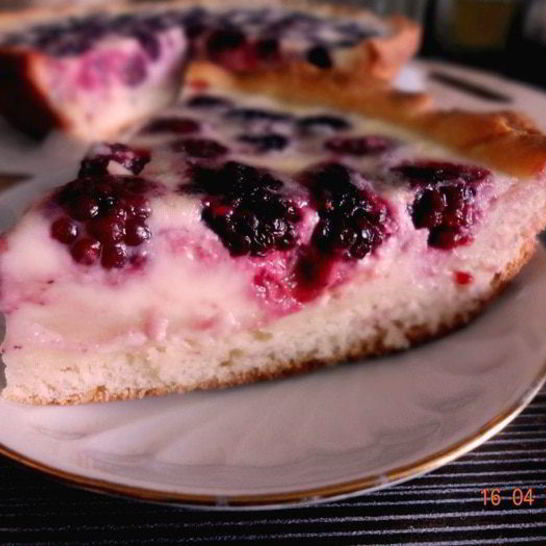 Рецепт сметанного пирога на творожном тесте