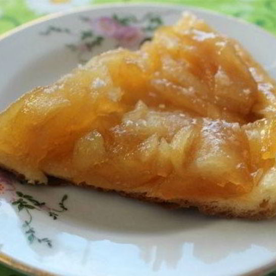 Рецепт яблочного пирога на сковороде
