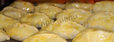 дрожжевые пирожки с ягодами в духовке. Шаг 26